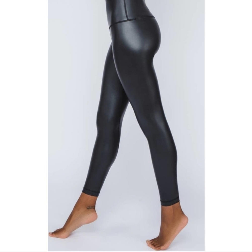 90 Degree By Refleex Faux Leather Leggings